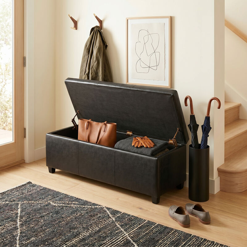 Avalon Storage Ottoman Bench image number 2