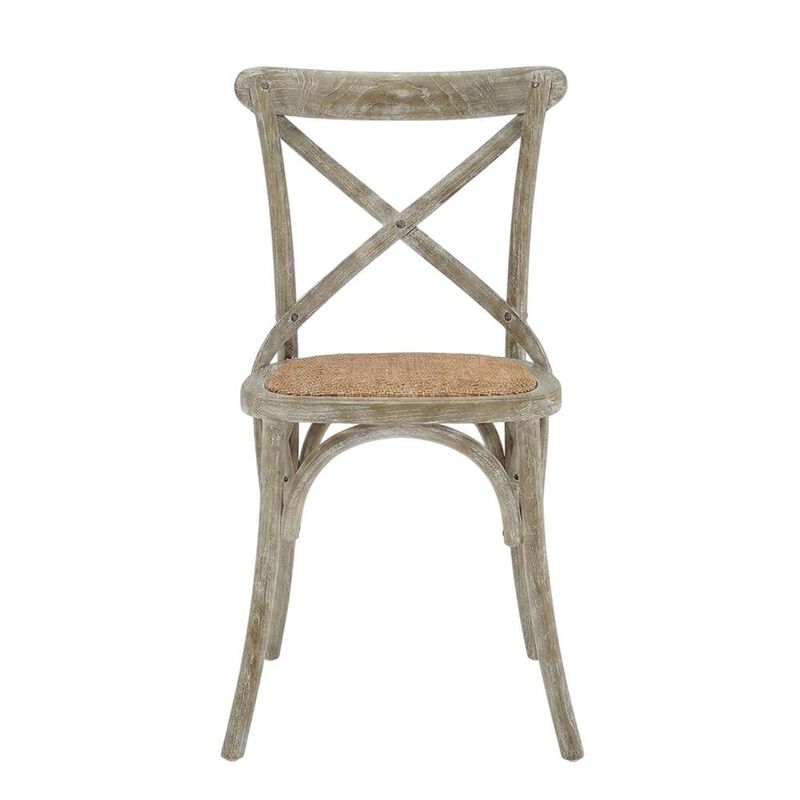 Wooden Dining Side Chairs for Dining Room, Natural, Set of 4 image number 1
