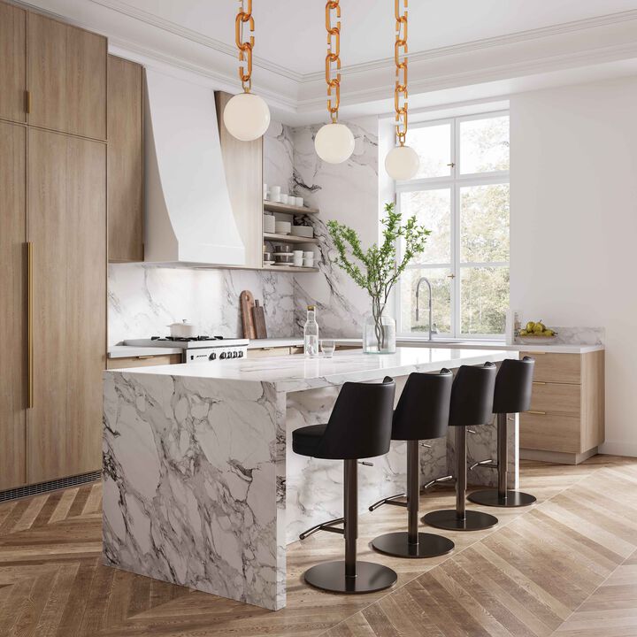 Gala Vegan Leather on Adjustable Stool