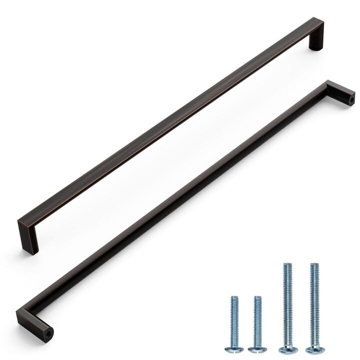 KNOKLOCK 6 Pack 12-3/5 Inch(320mm) Kitchen Cabinet Handles Oil Rubbed Bronze Cabinet Pulls Kitchen Cabinet Hardware Drawer Pulls