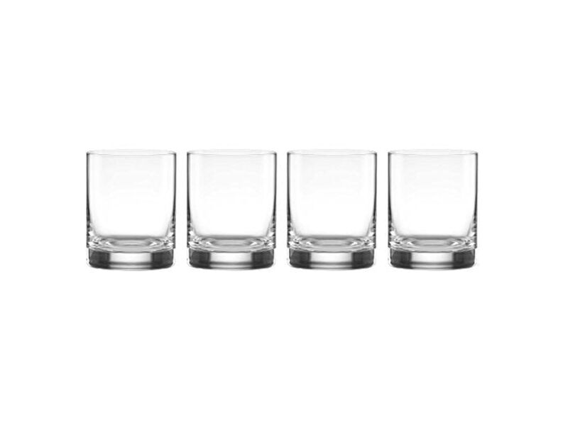 Lenox Tuscany Classics Cylinder Double Old Fashioned Glass, Clear 13 oz Set of 4