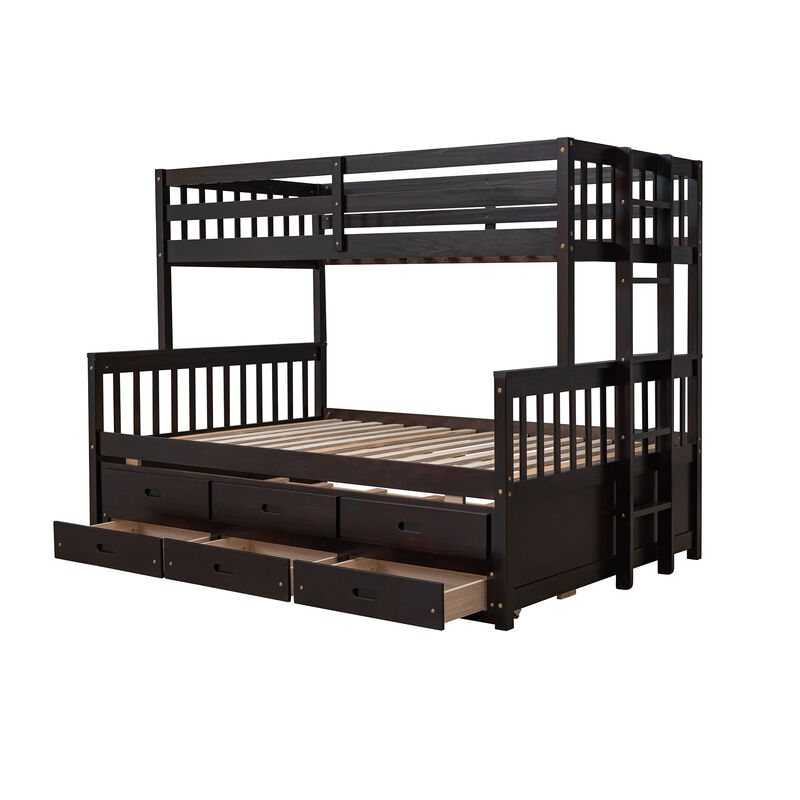 Merax Separable Bunk Bed with Storage Drawers