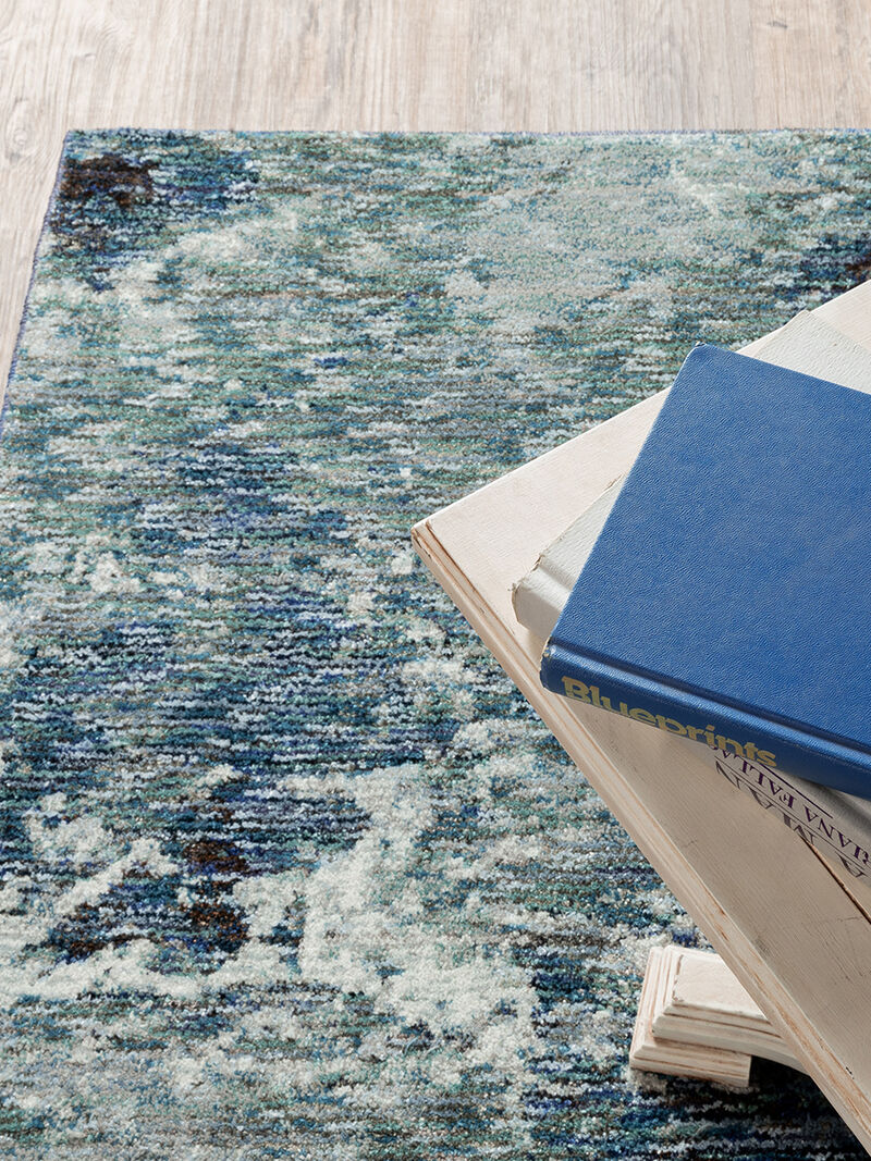 Evolution 3'3" x 5'2" Blue Rug