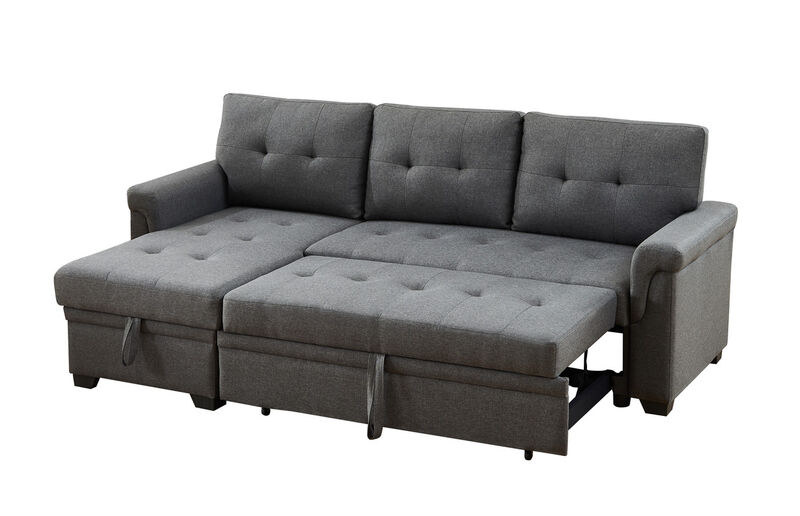 Streamdale Reversible Sleeper Sectional Sofa with Storage Chaise
