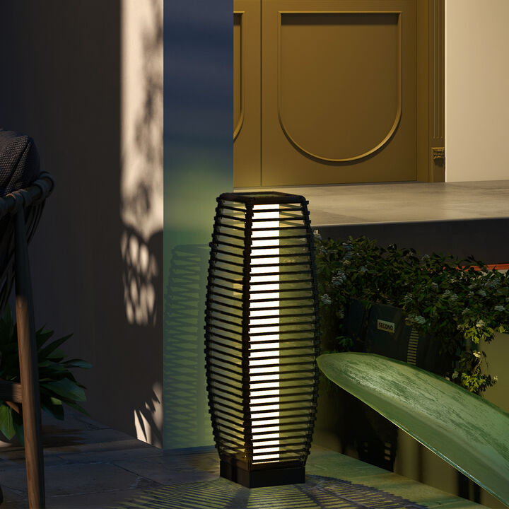 Hivvago Solar Floor Lamp with LED Lights for Garden and Pathway