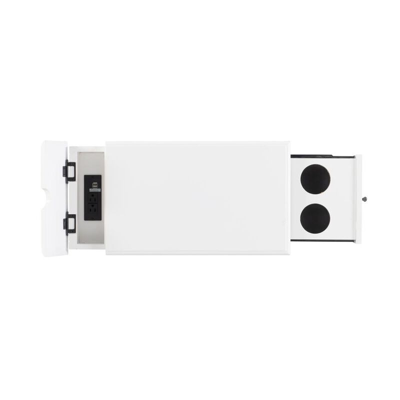 Powell Butler White Accent Table