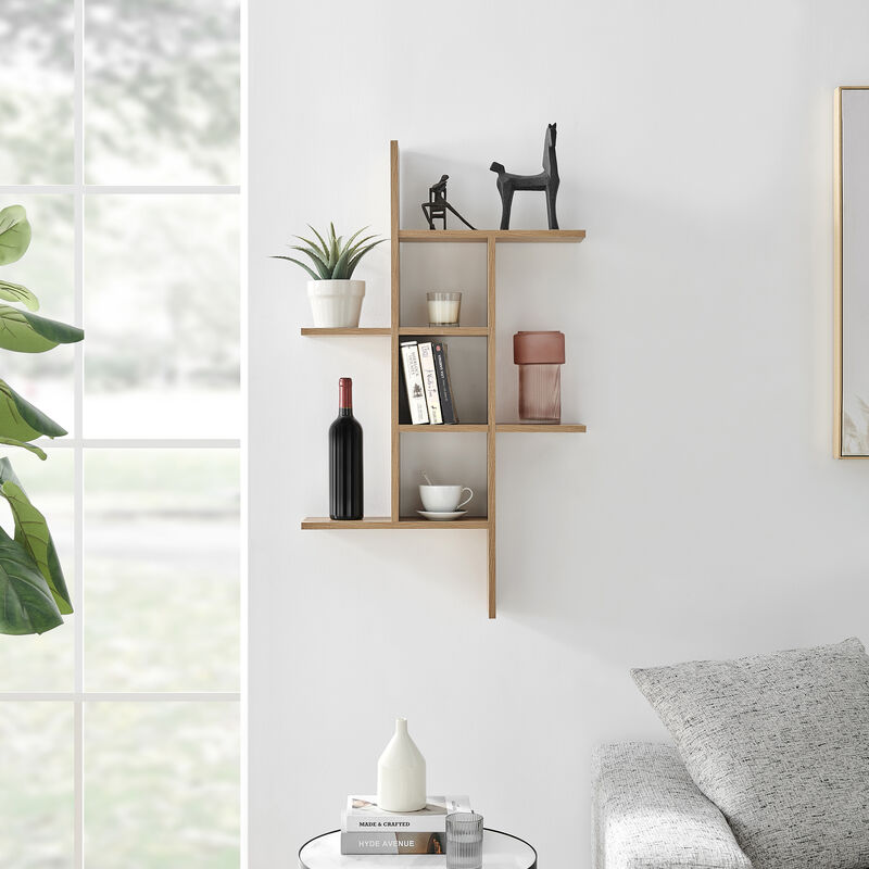 Dual-Orientation Cantilever Wall Shelf