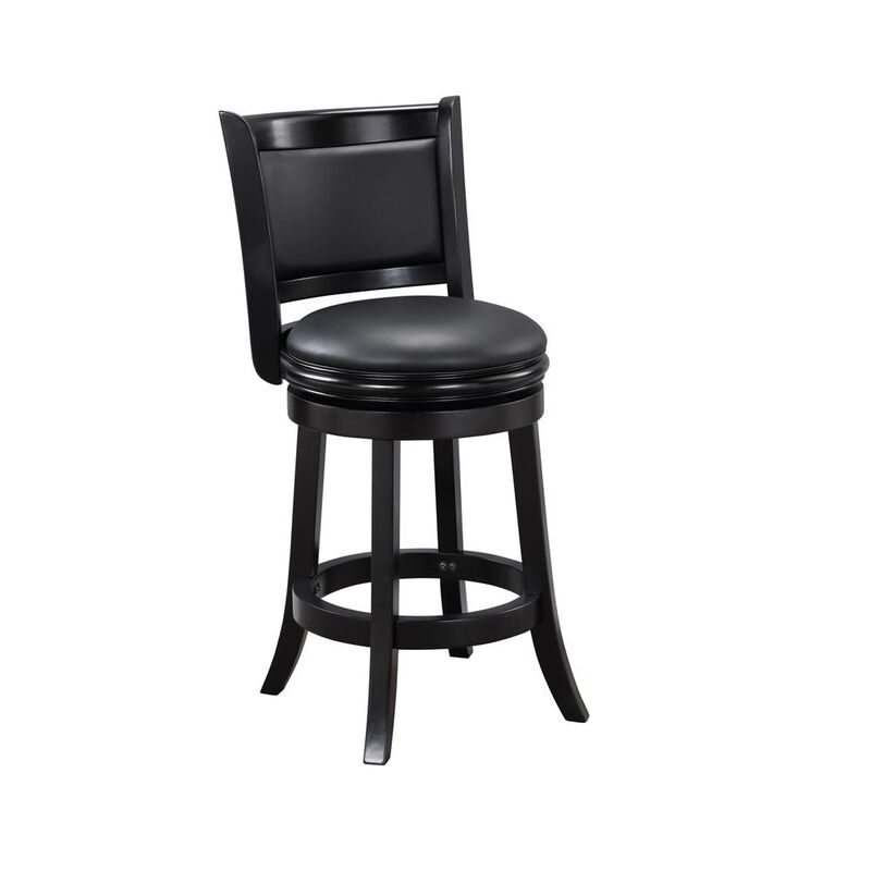 Boraam Augusta Swivel Counter Stool - Black