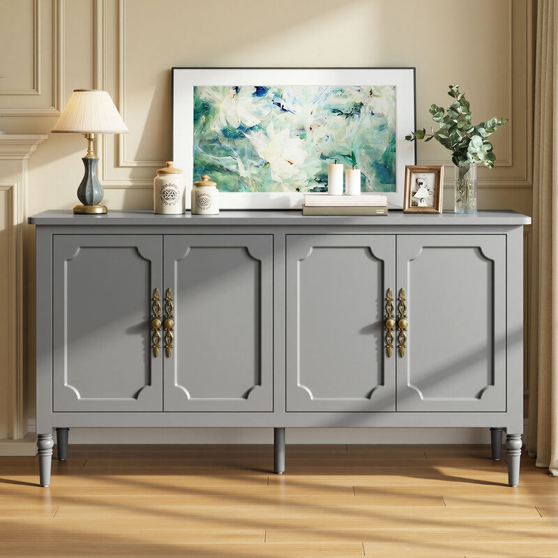 Prurt Wood Buffet Sideboard Cabinet image number 1