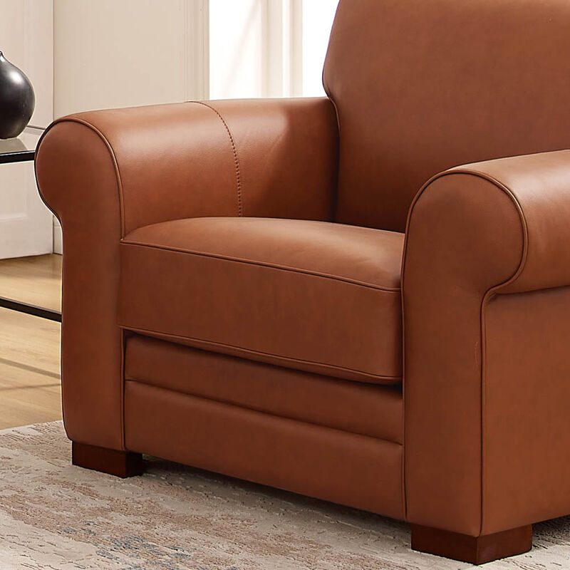 Brookfield Top Grain Leather Chair