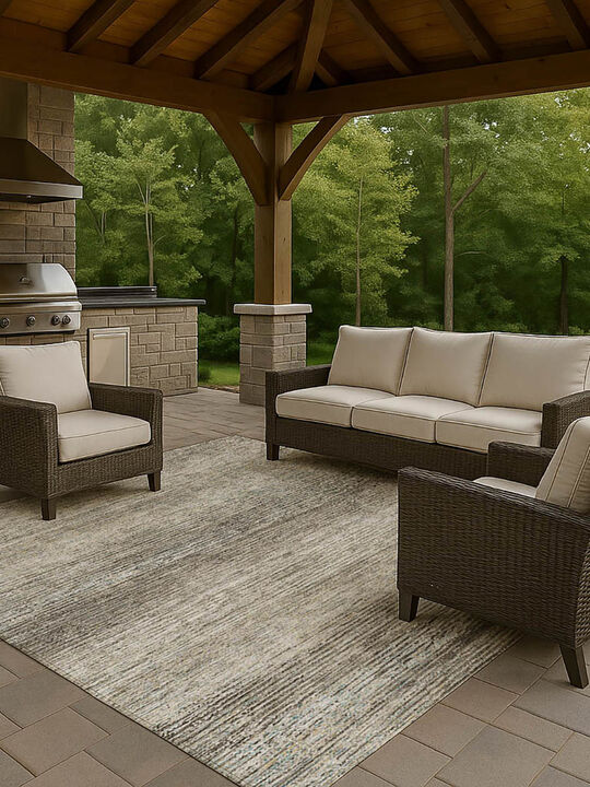 Trevi TV1 Taupe 10' x 14' Rug