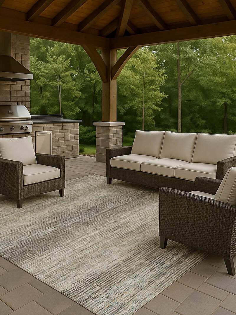 Trevi TV1 Taupe 10' x 14' Rug