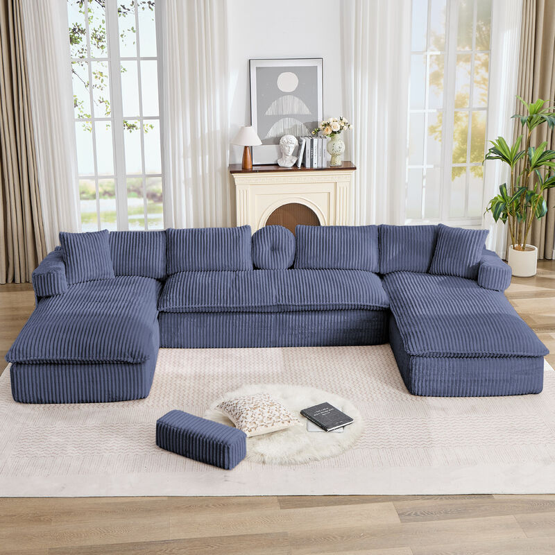 Britan 149" Oversized Sectional Couches U Shaped Couch image number 1
