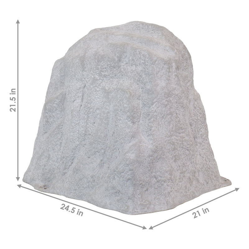 Artificial Polyresin Landscape Rock with Stakes - 2-Pack
