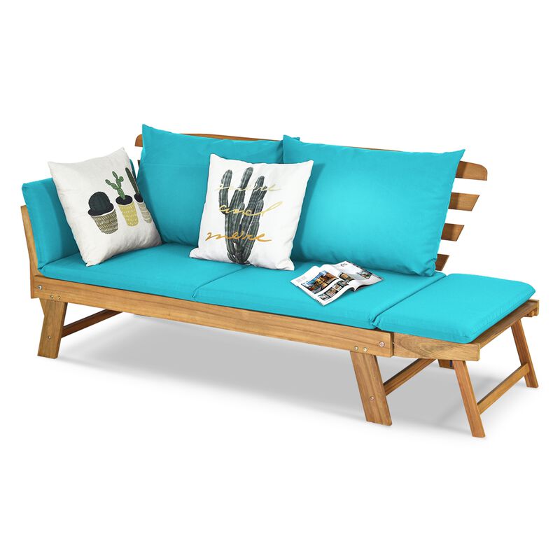 Outdoor Convertible Sofa Chair &ndash; Adjustable Patio Seat with Plush Cushions image number 5