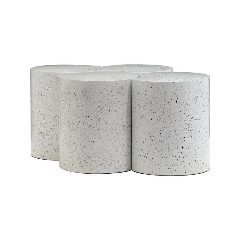 Meridian Furniture Dimple White Coffee Table