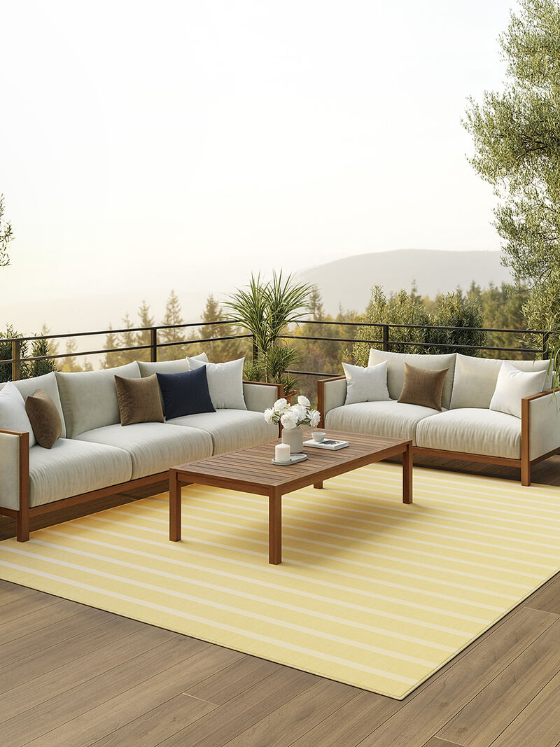 Positano POS03 Yellow/Ivory 10' x 14' Rug