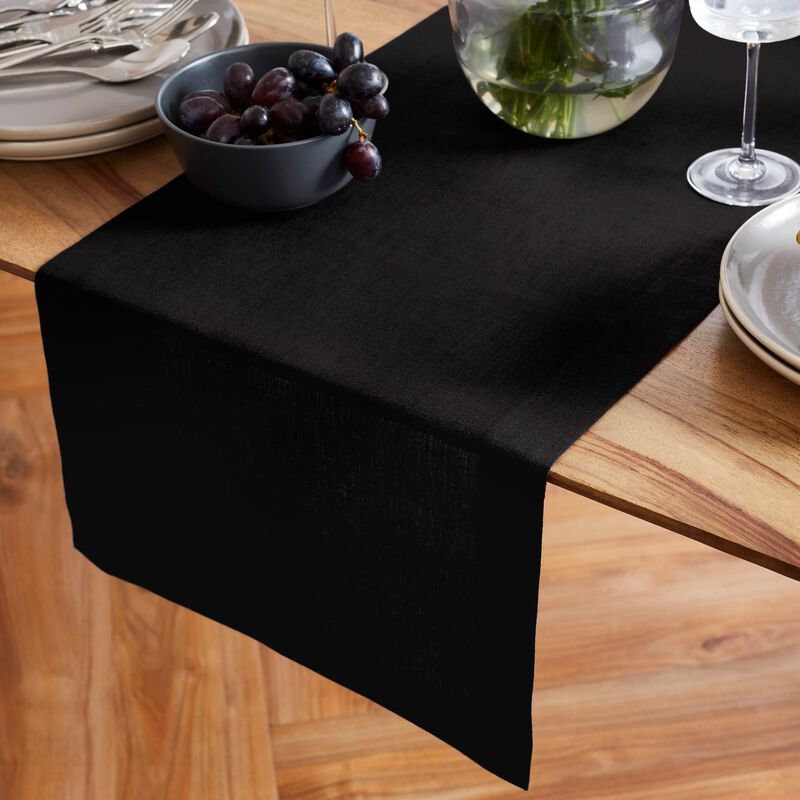 Solino Home 100% Pure Linen Table Runner - Sonoma