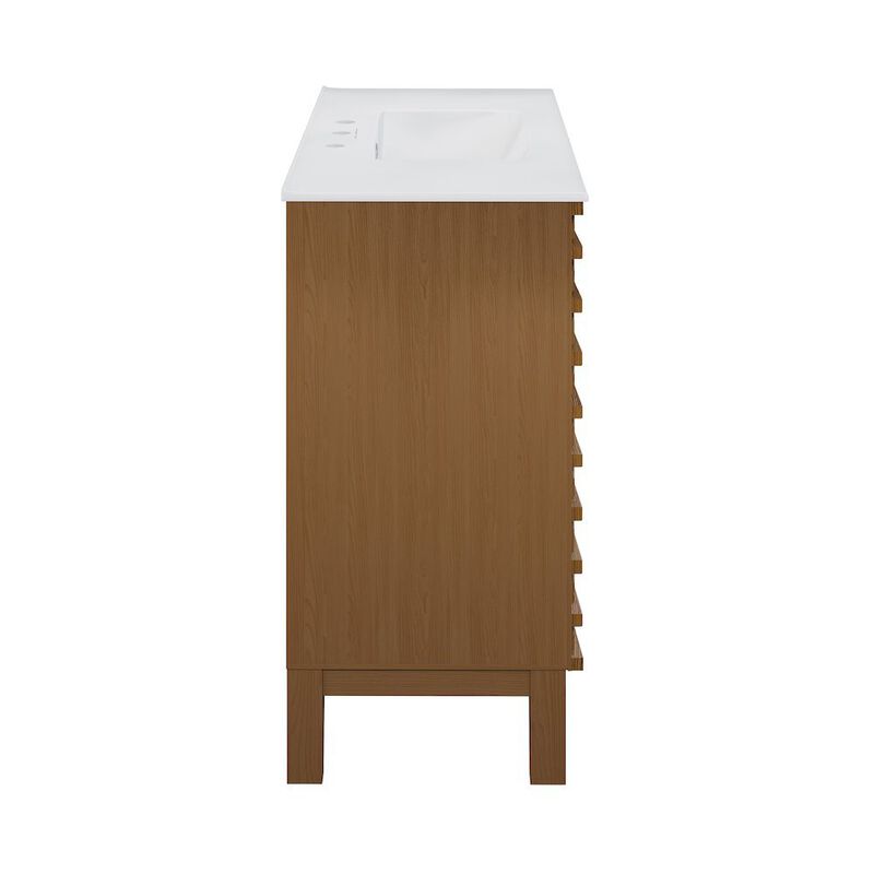 Swiss Madison Cascade 36 in. Bathroom Vanity with 3-Hole Ceramic Sink Top image number 3