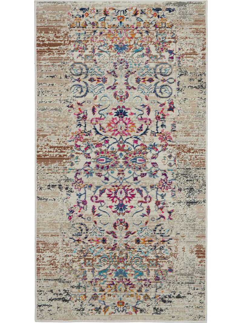 Vintage Kashan VKA02 Ivory 2' x 4' Rug