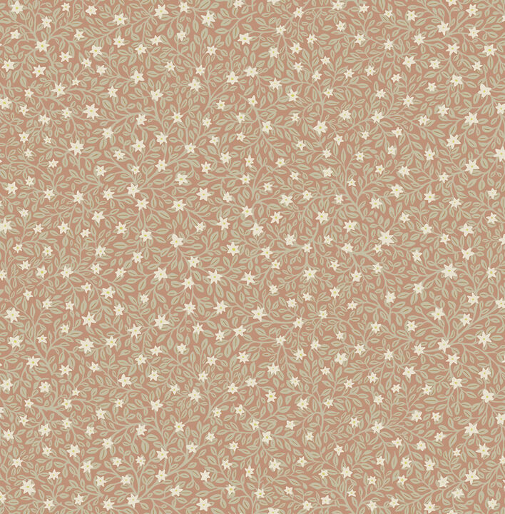 Marguerite Rose Floral Wallpaper