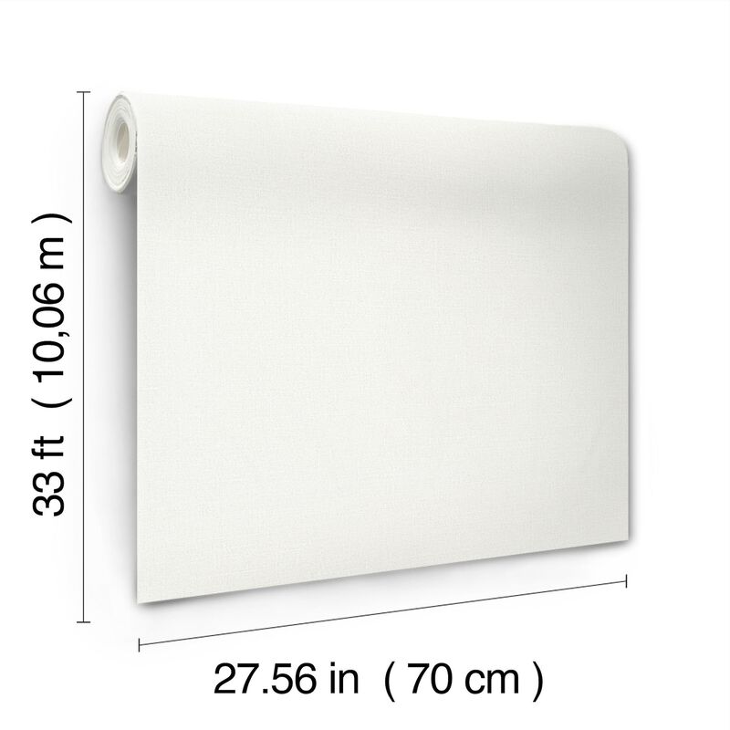 Cabric White Shimmering Texture Wallpaper (Double Roll) image number 4