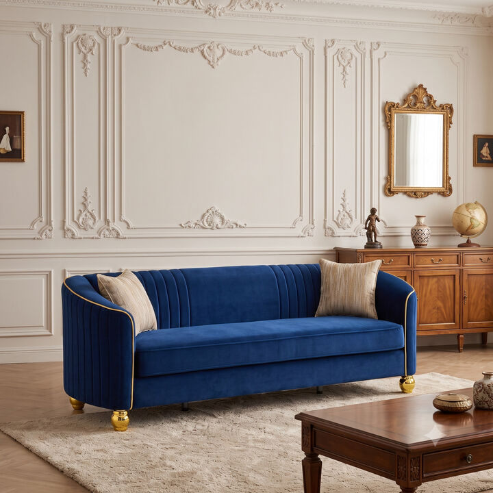 Grebol 3 Seater Velvet Sofa
