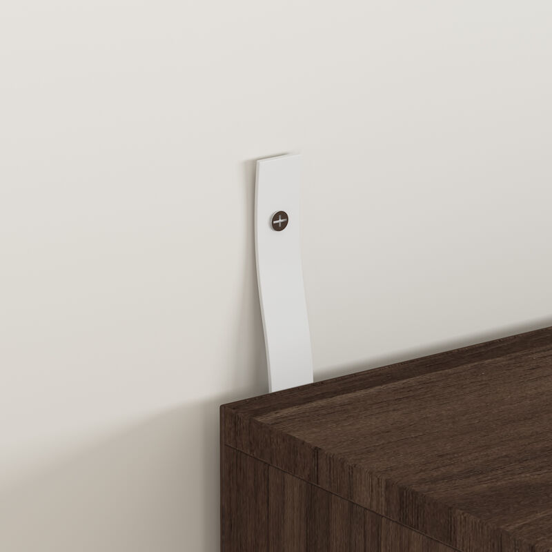 2-Drawers Kids Armoires Wardrobe With Hanging Rods, Drawers, Shelves (19.1 in. D x 31.5 in. W x 71.1 in. H)