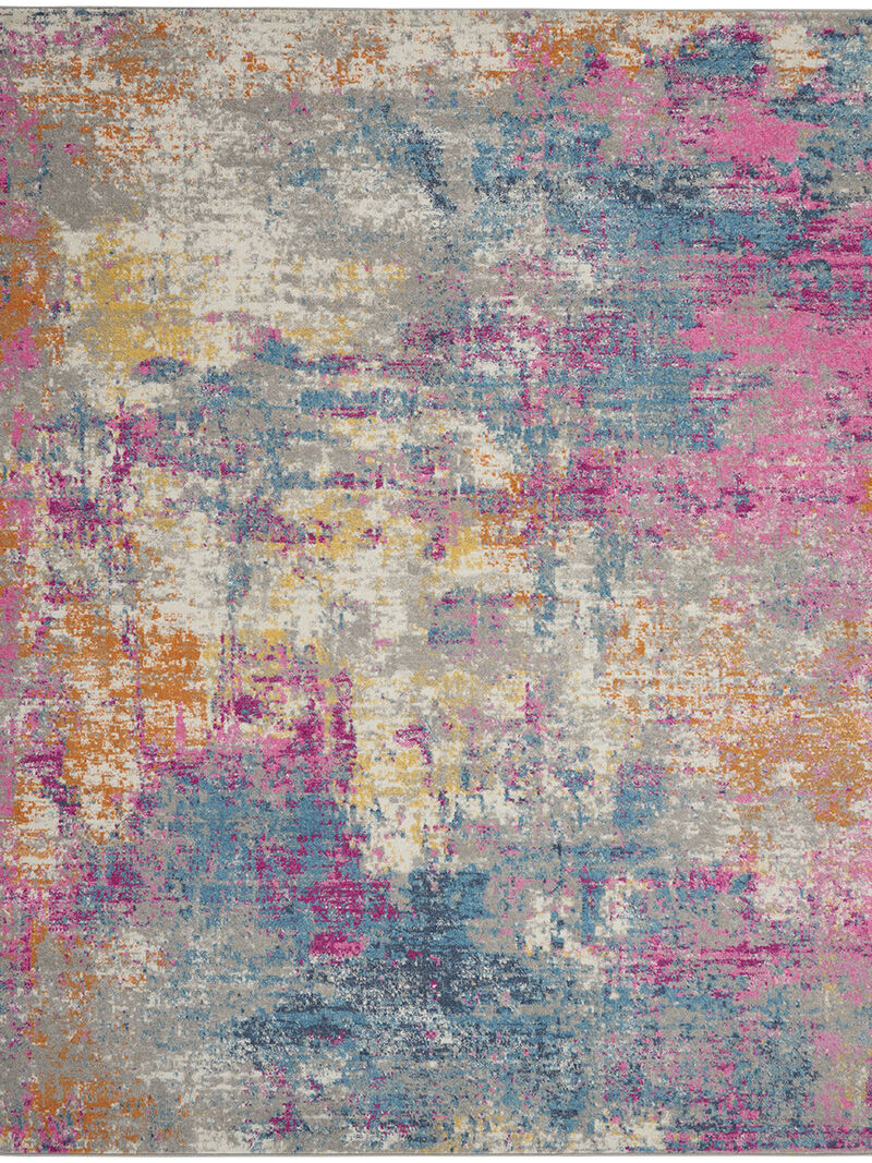 Passion PSN36 Ivory/Multicolor 6' x 9' Oval Rug image number 0