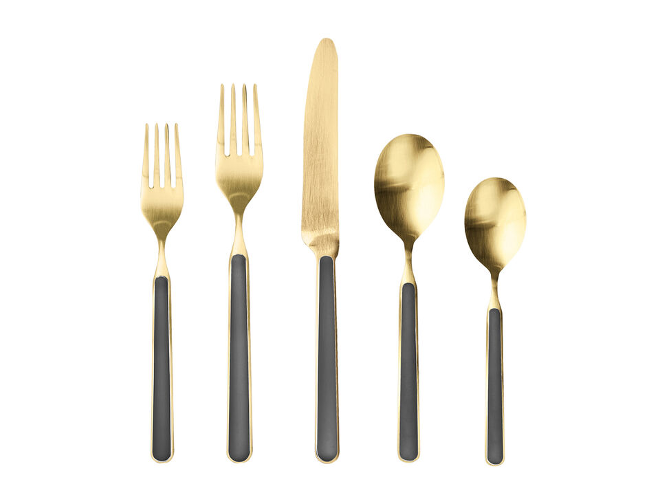 Fantasia Flatware Set - 5 Pc - Vicuna