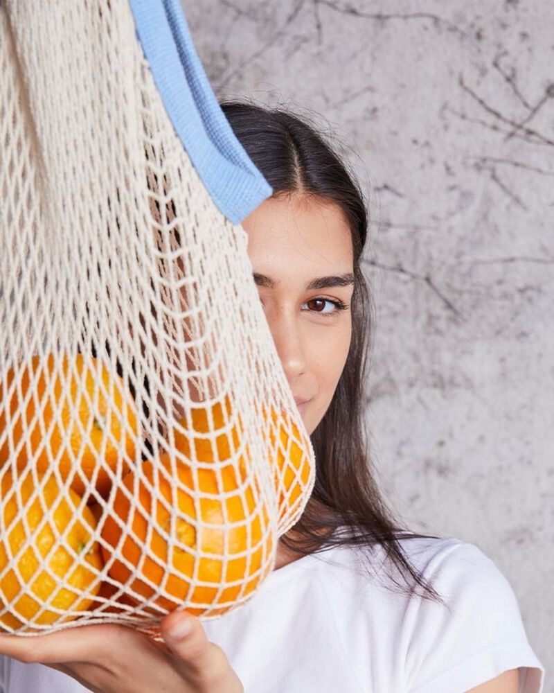 French Market Reusable Grocery Bag