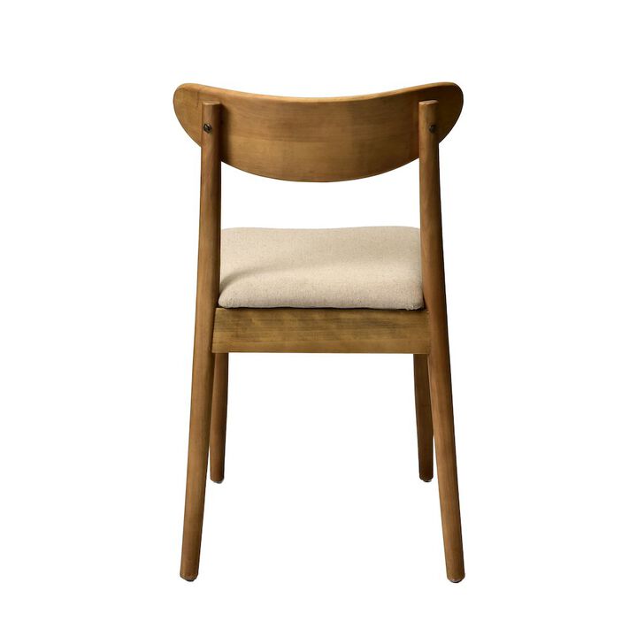 Commerical Seating Products Mid Century Café Tinted Raw Dining Chairs