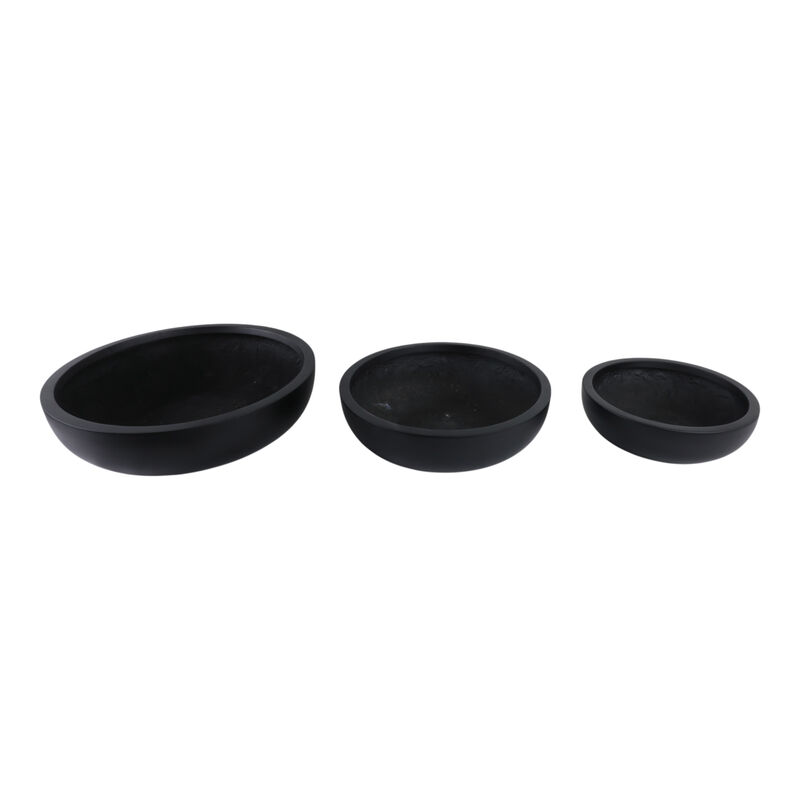 Low Bowl Planters (Set of 3)