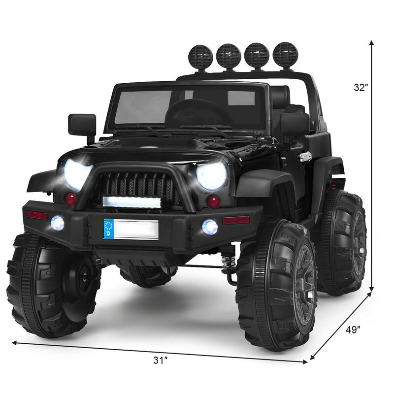 Kids 12V Ride On Car with Remote Control and Double Magnetic Doors image number 2