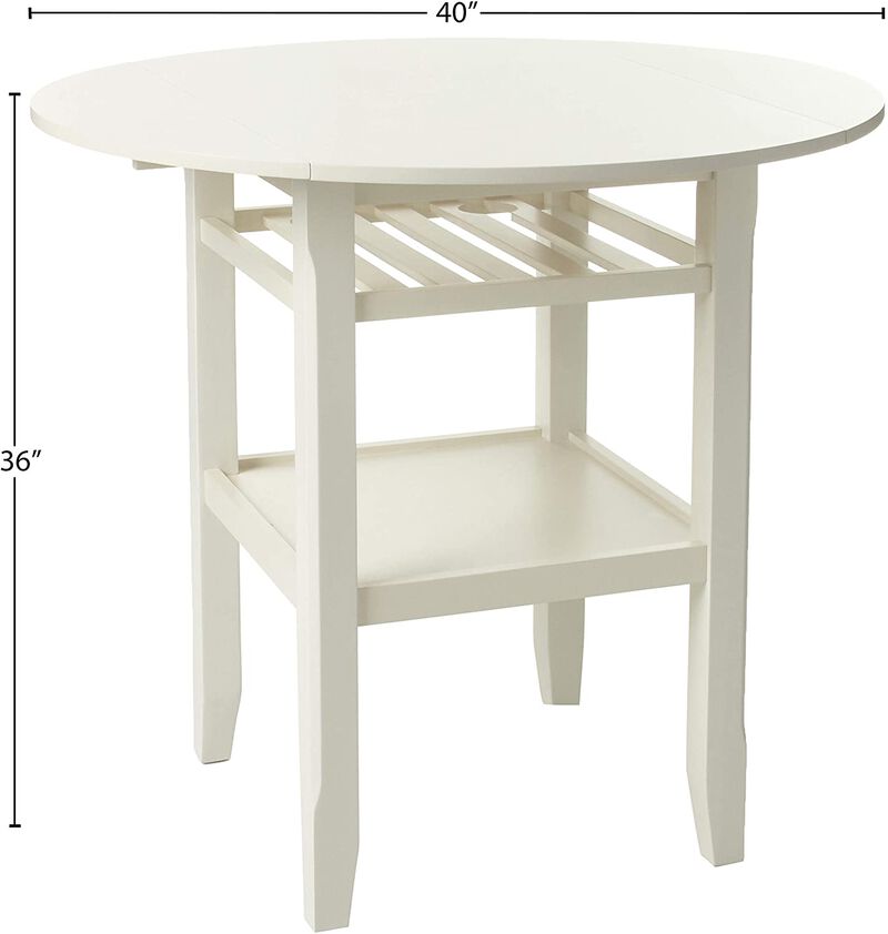 Tartys Counter Height Table in Cream