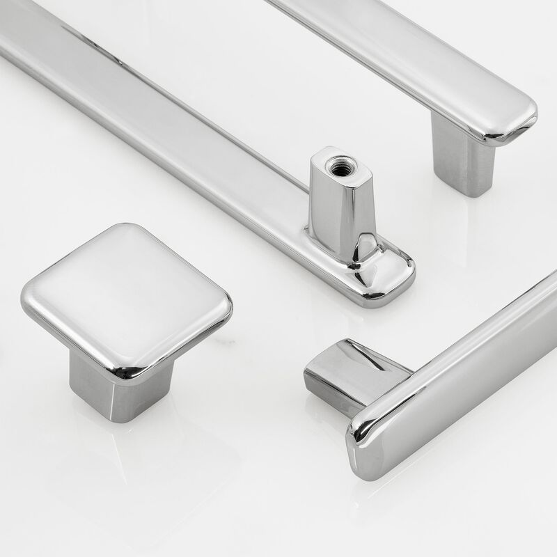 Hestia Hardware 10 Pack 7.56 Inch Modern Curved Edge Flat Bar Pull image number 3