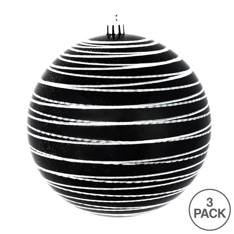 Black Candy Glitter Ball 3/Bag image number 2