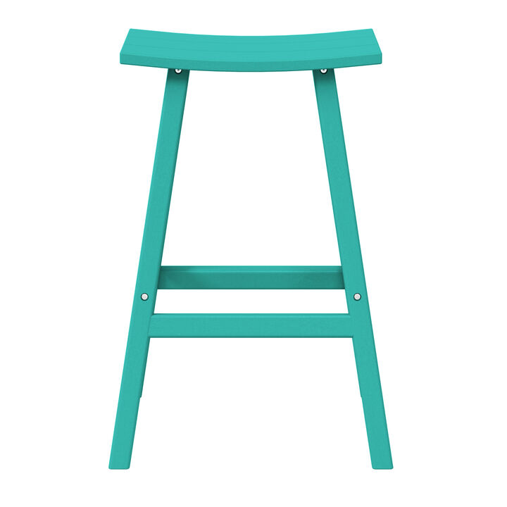 WestinTrends Westintrends 29" height Outdoor / Patio Saddle bar stool