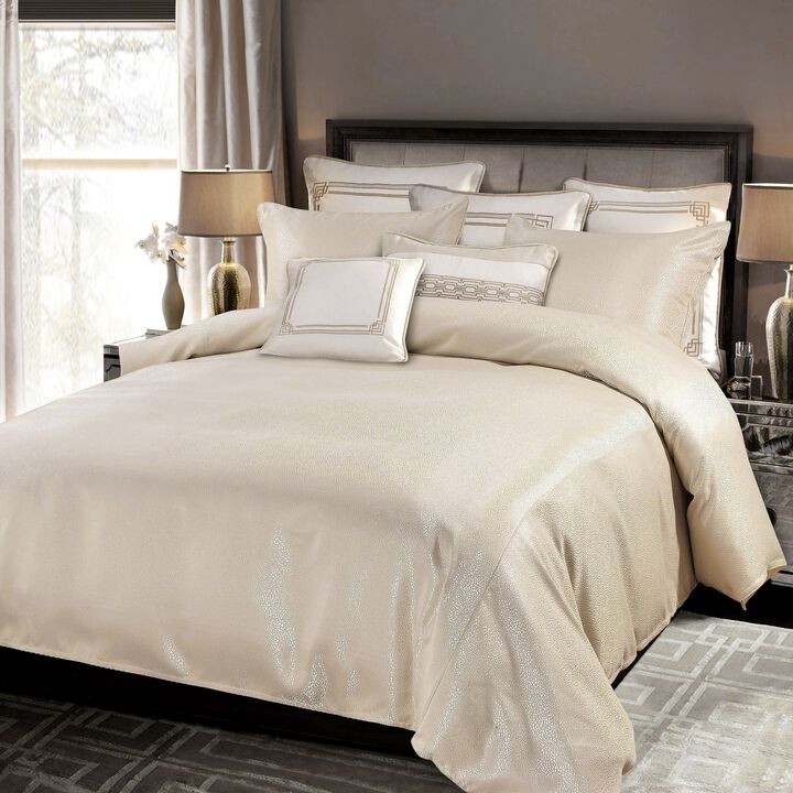 Marilyn Modern Bubble Gold King Duvet Cover Set