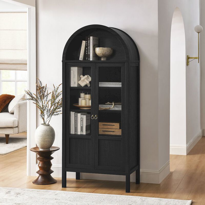 Modway Tessa Tall Arched Storage Display Cabinet
