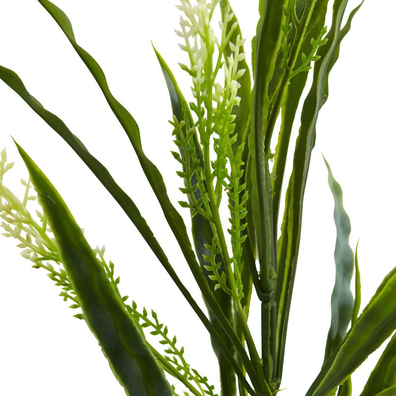 HomPlanti 27'' Vanilla Grass Artificial Plant (Set of 24)