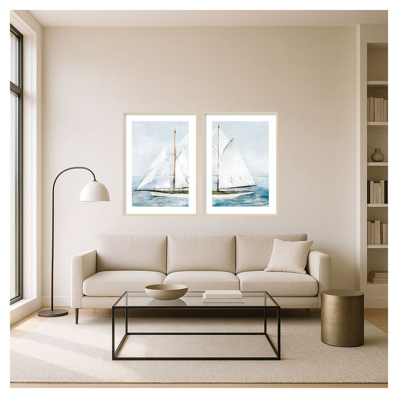 Sailboat on Calm Waters 2 Piece image number 4