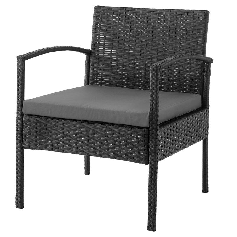 Noli Gray 3-Piece Patio Set