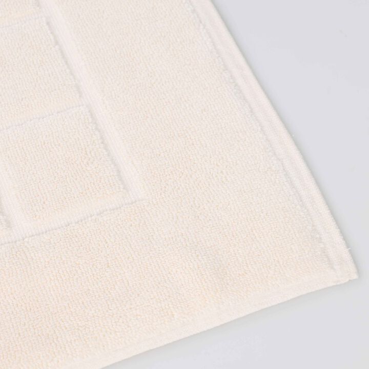 Washable Cotton Checkered Bath Rug Set of 2 for Bathrooms