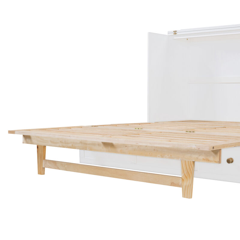 Merax Murphy Bed with Large Drawers