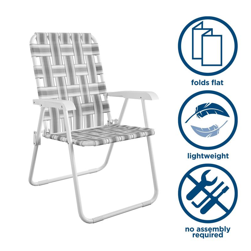 Novogratz Priscilla 2-Pack Folding Chairs