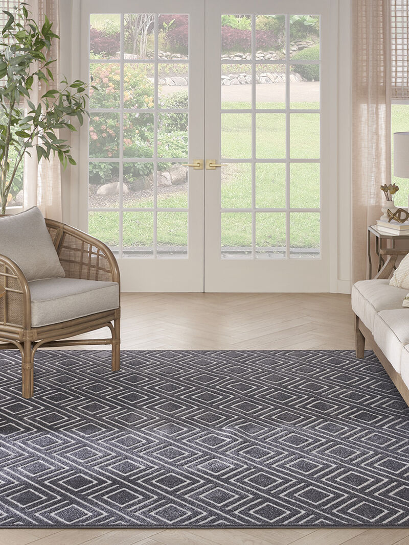 Care Free CAF03 Gray 9'2" x 12' Rug