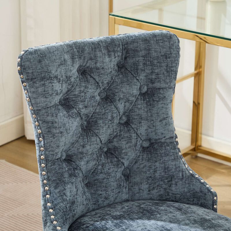 Fasnit Chenille Tufted Office Chair image number 3