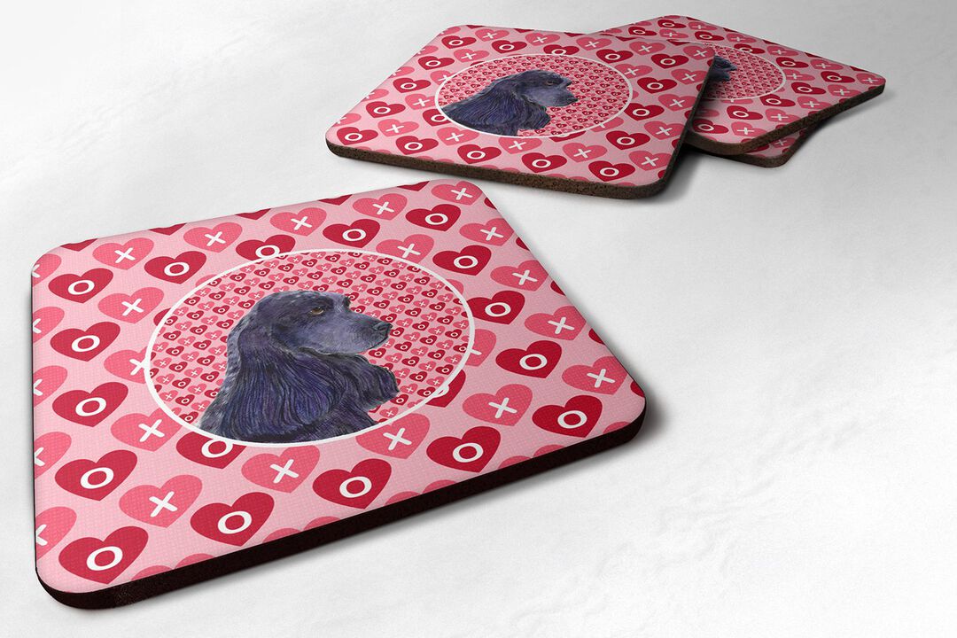 Caroline's Treasures SS4471FC Cocker Spaniel Foam Coasters (Set of 4), 3.5 H x 3.5 W, Multicolor