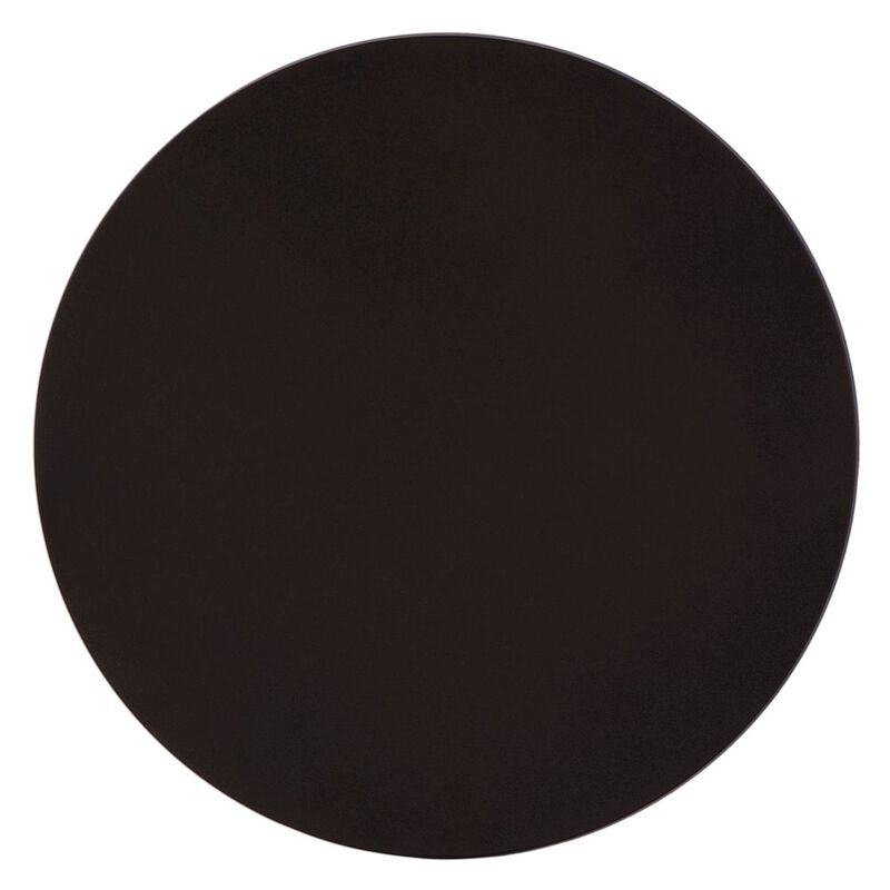 Butler Specialty Passeo 10 in. W Round All Metal Pedestal Base End Table, Bronze